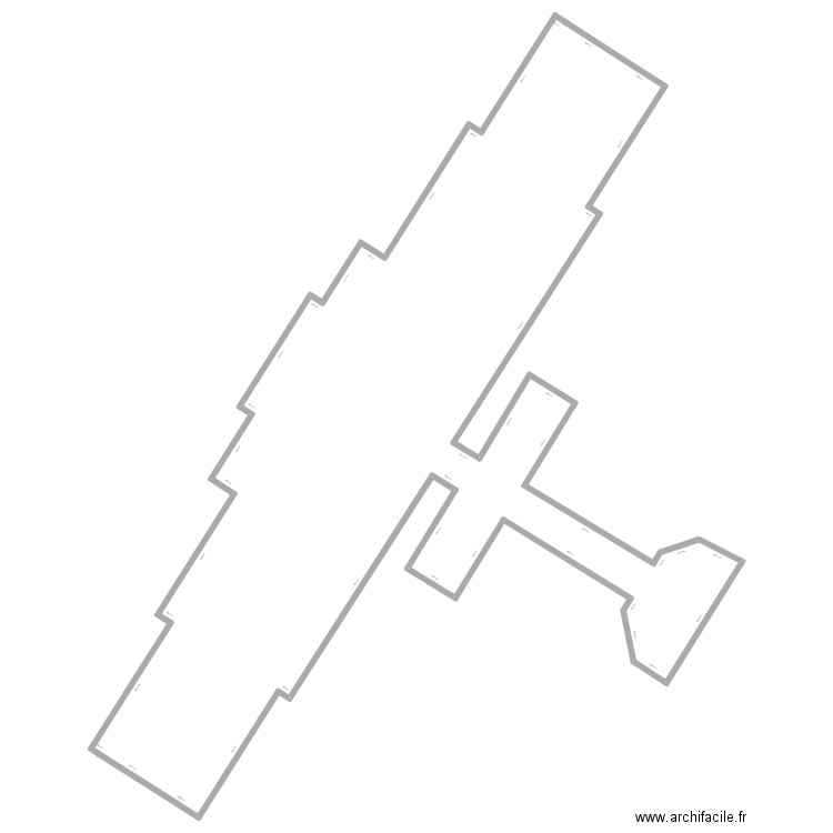 HOPITAL ALBERT 3. Plan de 1 pièce et 661 m2