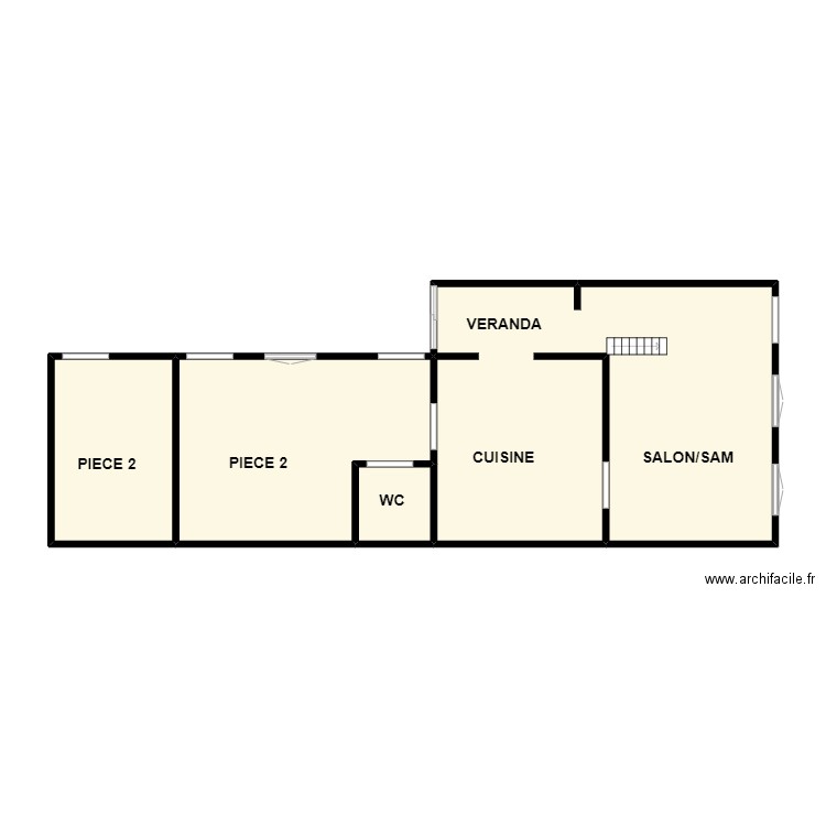 HENDRICKX RDC. Plan de 0 pièce et 0 m2