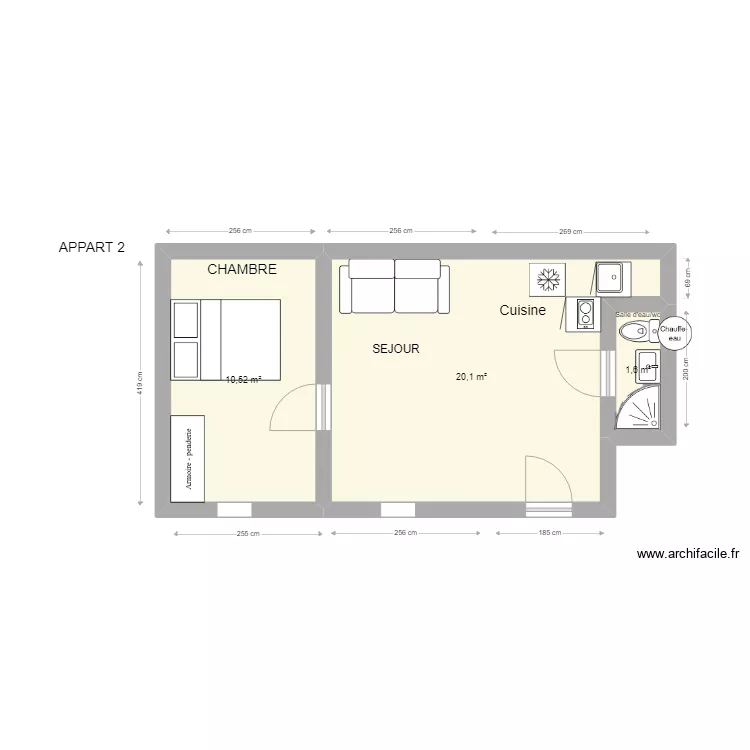 10 FERAUD APPART 2. Plan de 