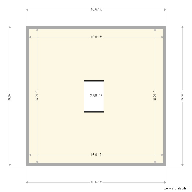 16addff. Plan de 0 pièce et 0 m2