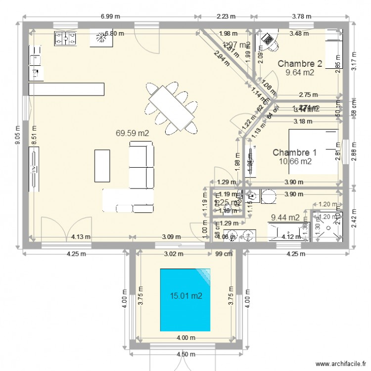 maison1. Plan de 0 pièce et 0 m2