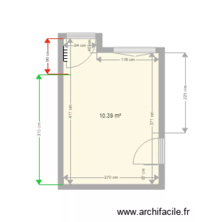 Bourdeau Cuisine. Plan de 