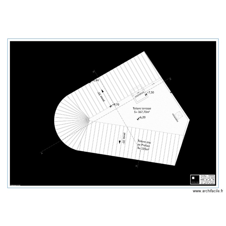 BRED PLAN TOITURE. Plan de 0 pièce et 0 m2