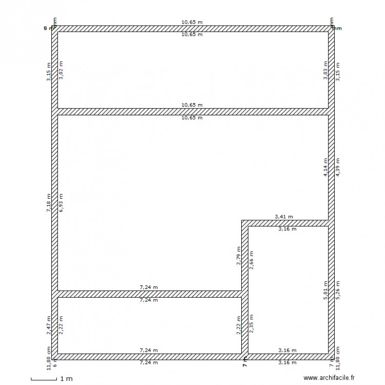 etage. Plan de 0 pièce et 0 m2