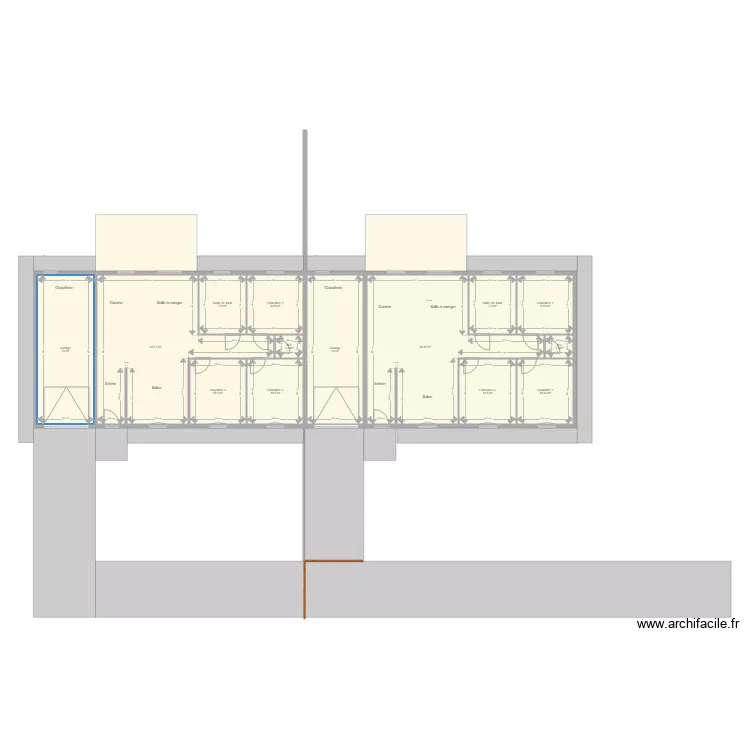 maison jumelée sernargent. Plan de maison jumelée sernargent. Plan de