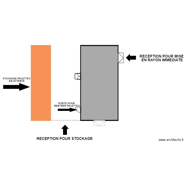 PLAN RECEPTION . Plan de 0 pièce et 0 m2