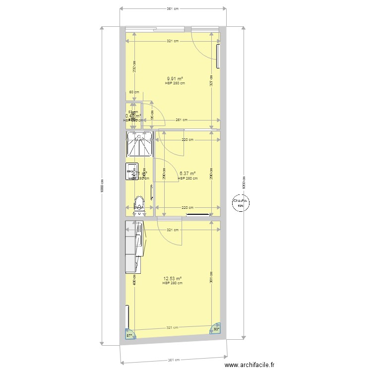 Bureau Cheminade. Plan de 0 pièce et 0 m2