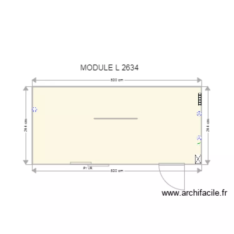 Module L 2634. Plan de 