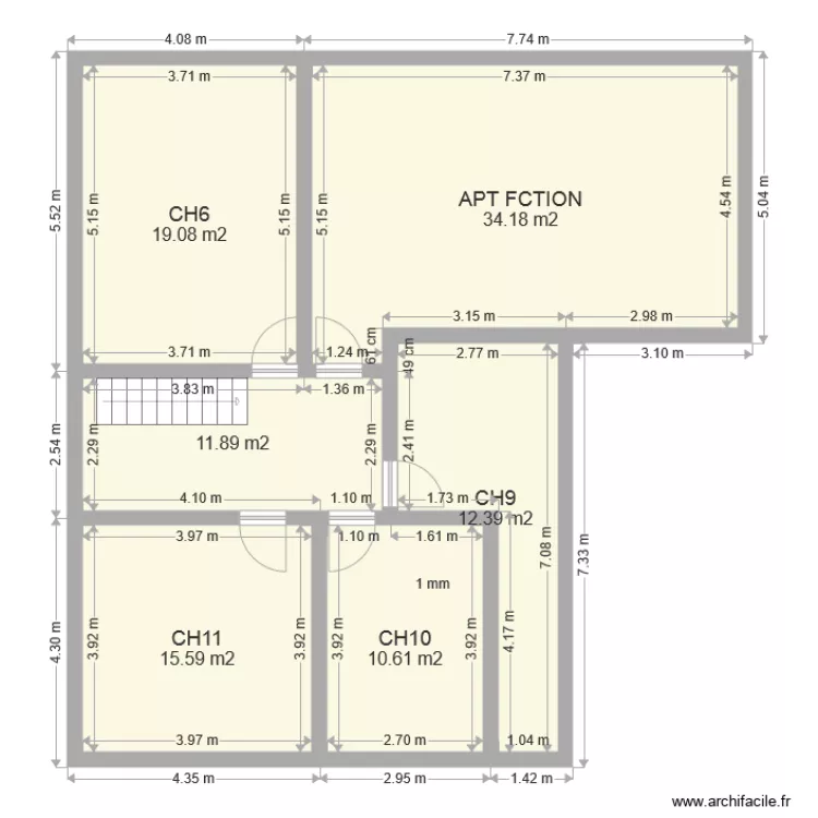 HOTEL LA TOUR DES FEES ETAGE. Plan de HOTEL LA TOUR DES FEES ETAGE. Plan de