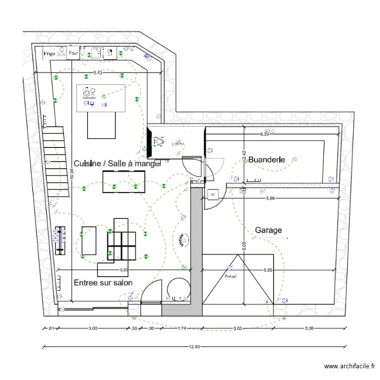 Simon RDC. Plan de 0 pièce et 0 m2