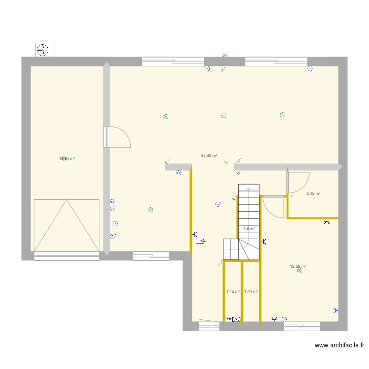 ELEC. Plan de 0 pièce et 0 m2