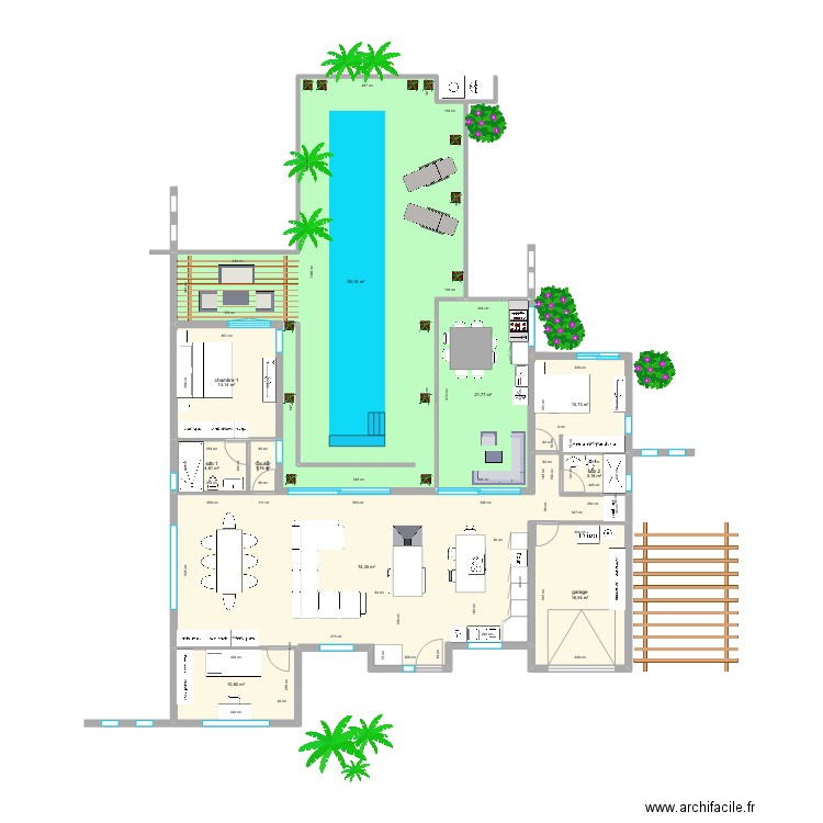 maison H. Plan de 0 pièce et 0 m2