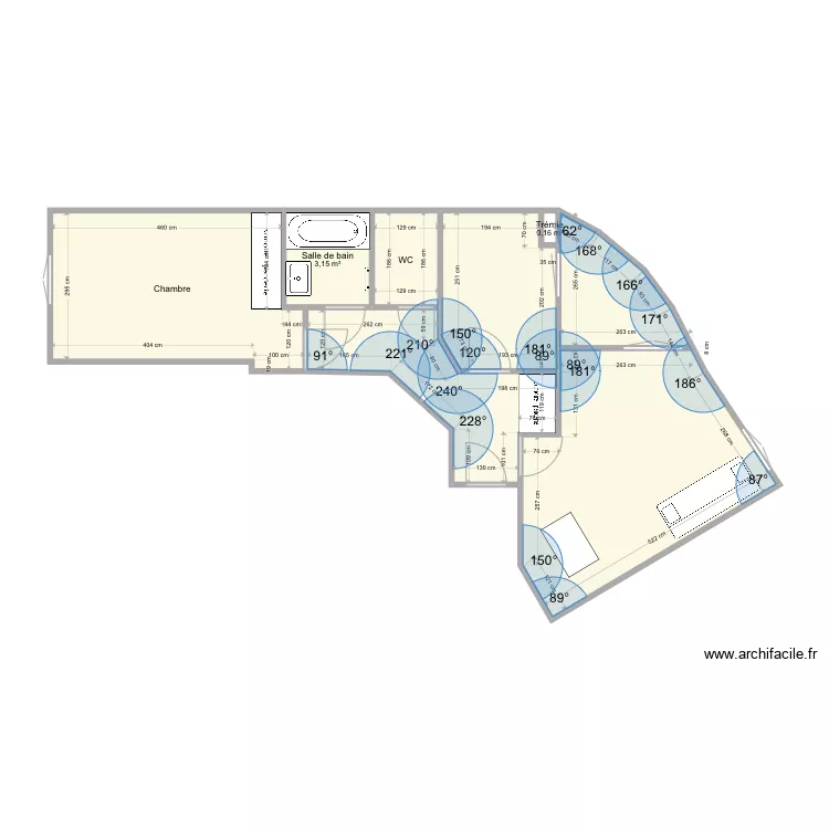 Rénovation T2 Carnot. Plan de Rénovation T2 Carnot. Plan de