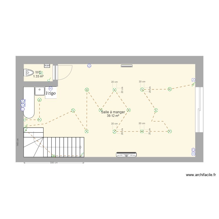 fafou. Plan de 0 pièce et 0 m2