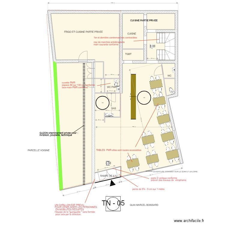 LA GUINGUETTE . Plan de 0 pièce et 0 m2