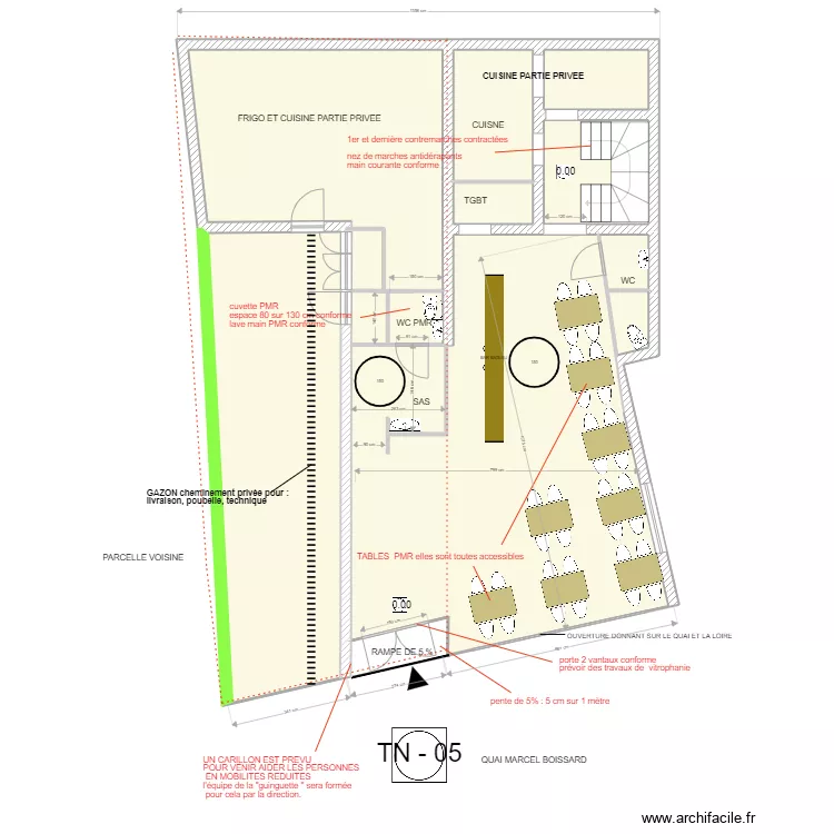 LA GUINGUETTE . Plan de 0 pièce et 0 m2