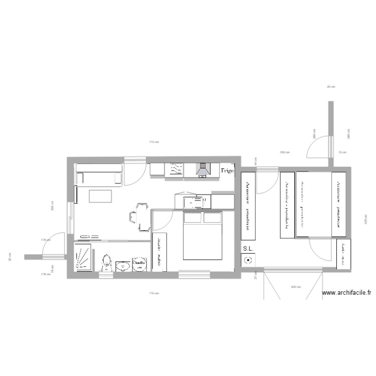 Essai New Garage meubles sans EDF 8 TER é. Plan de 0 pièce et 0 m2