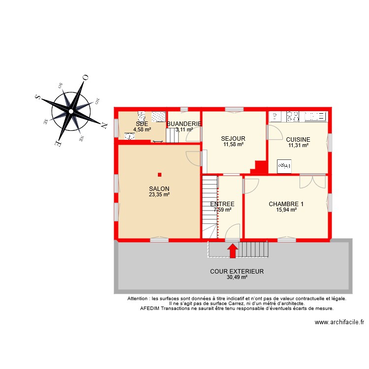 BI 6529 RDC. Plan de 0 pièce et 0 m2