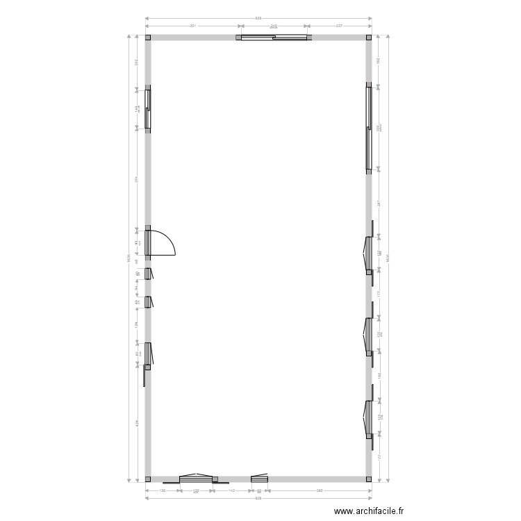 GONOD ELEVATION. Plan de 1 pièce et 126 m2