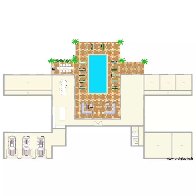 Maison. Plan de 