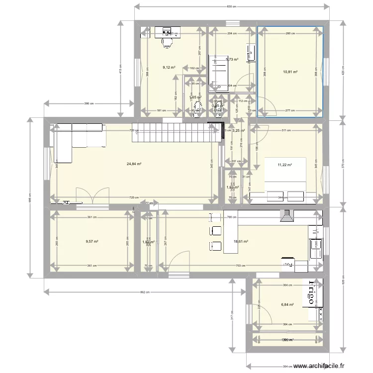 Maison2. Plan de 