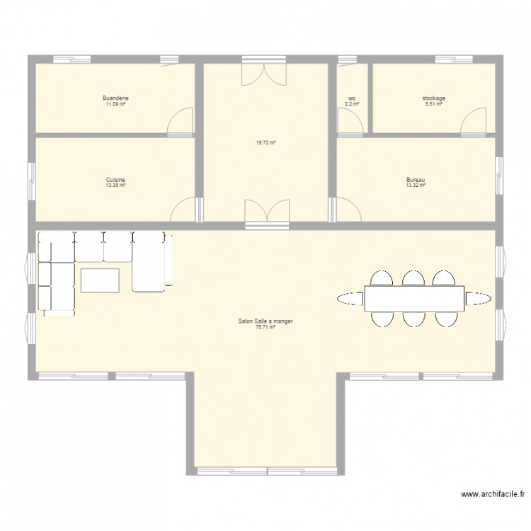 PLan djib. Plan de 0 pièce et 0 m2