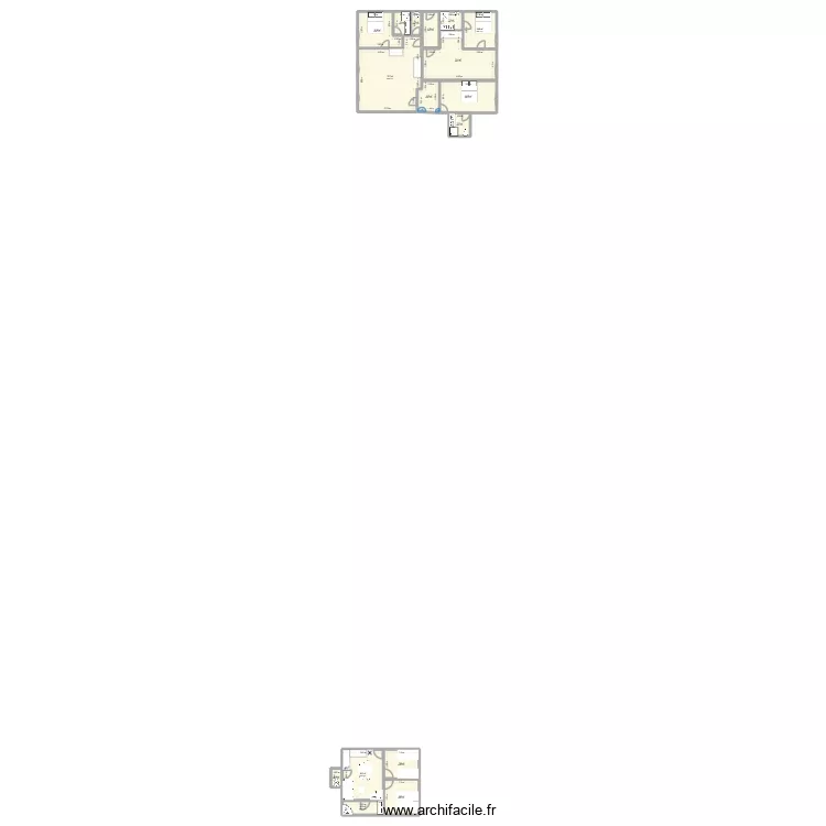 moulin eana. Plan de 16  et 150 m²