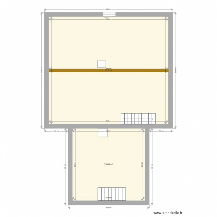 comble Perrad. Plan de 0 pièce et 0 m2