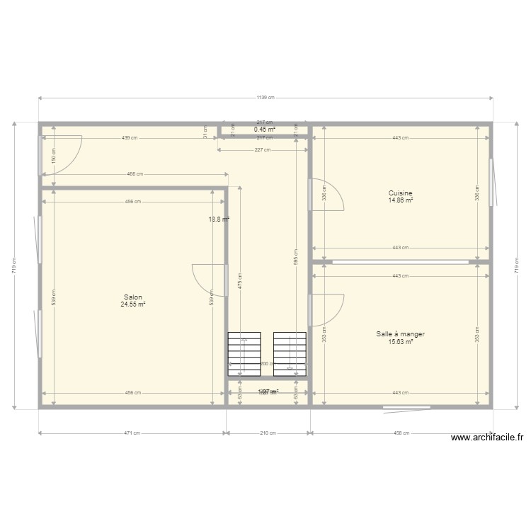 Corp de ferme Optimisation. Plan de 0 pièce et 0 m2