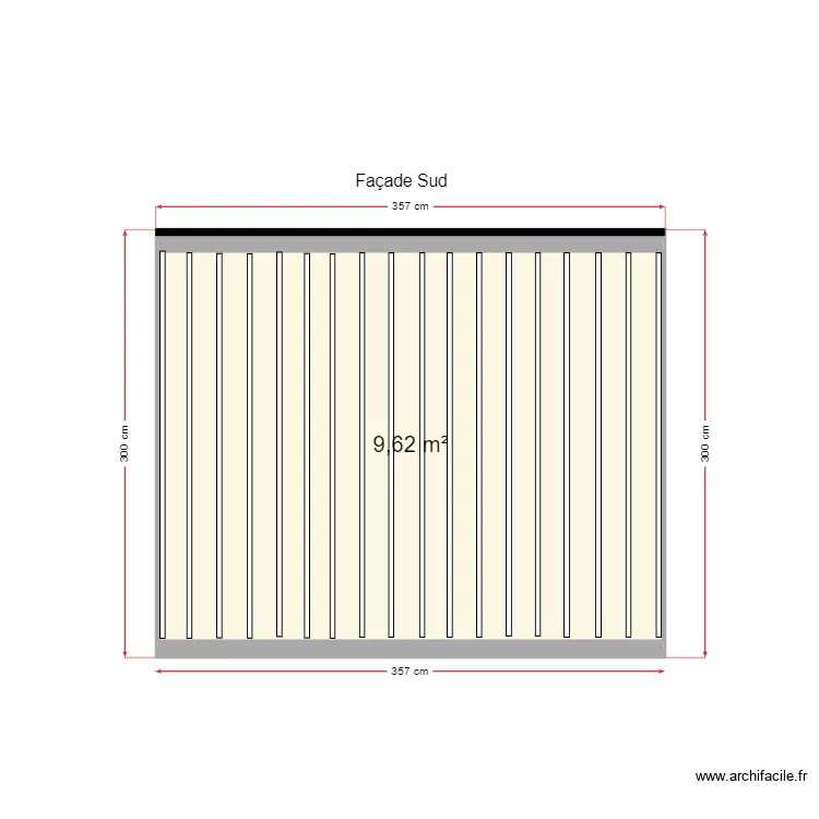 cabanon pelletier c&ocirc;t&eacute; droit. Plan de 