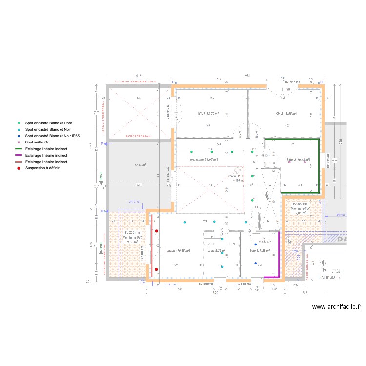 VIRGILE WICKY ETAGE. Plan de 0 pièce et 0 m2