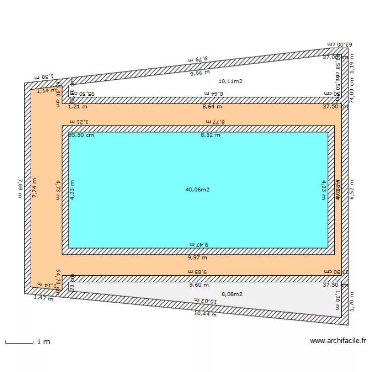 piscine1. Plan de 