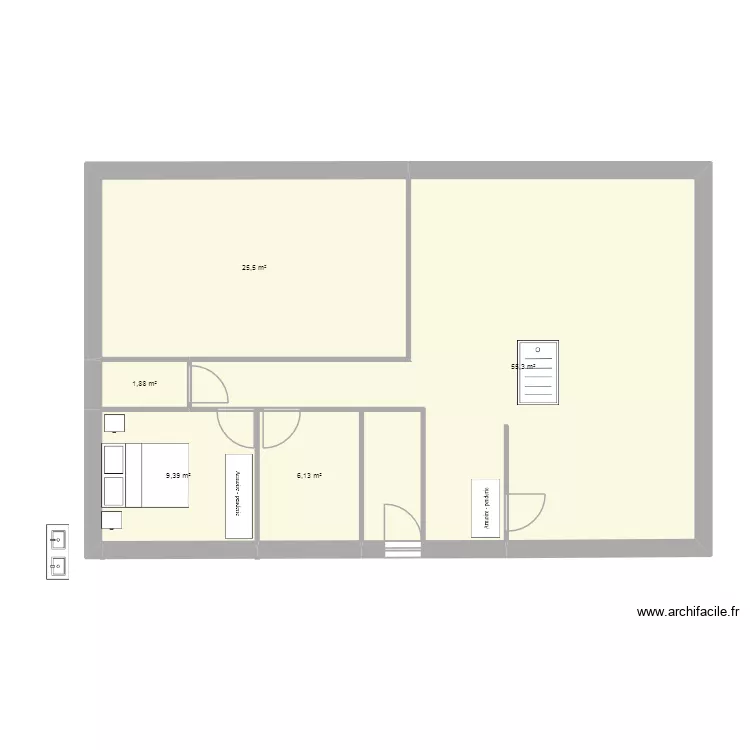 essai. Plan de 5 et 98 m² essai. Plan de 5 et 98 m²
