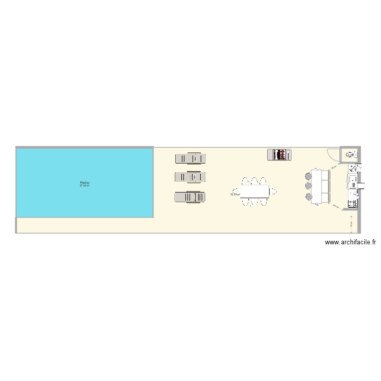 Cuisine été Fillinges. Plan de 0 pièce et 0 m2