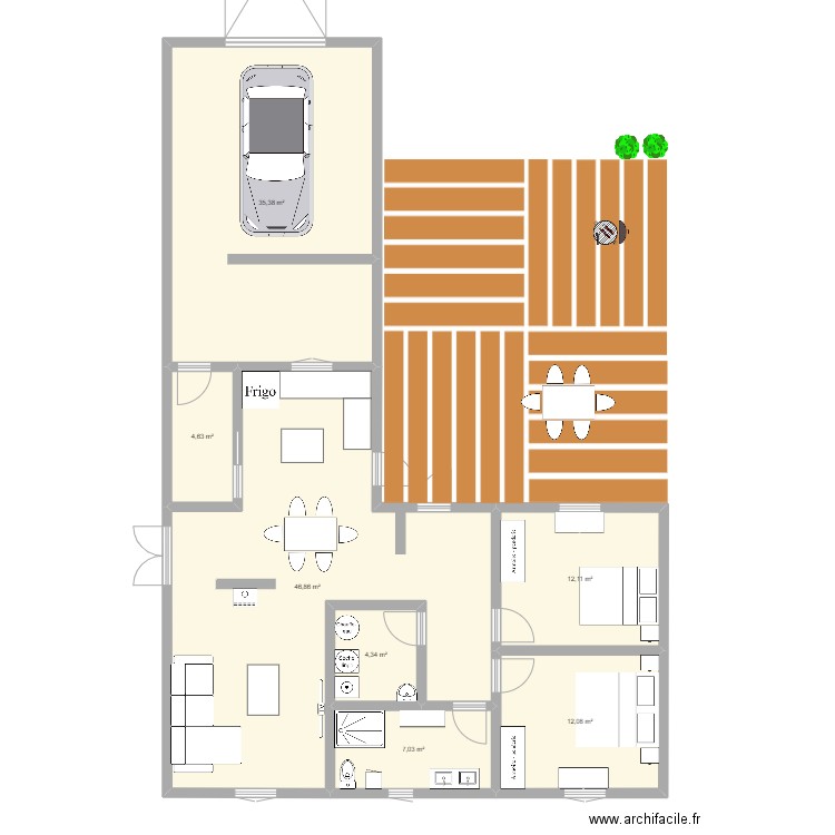 ALEX GABY 1. Plan de 0 pièce et 0 m2