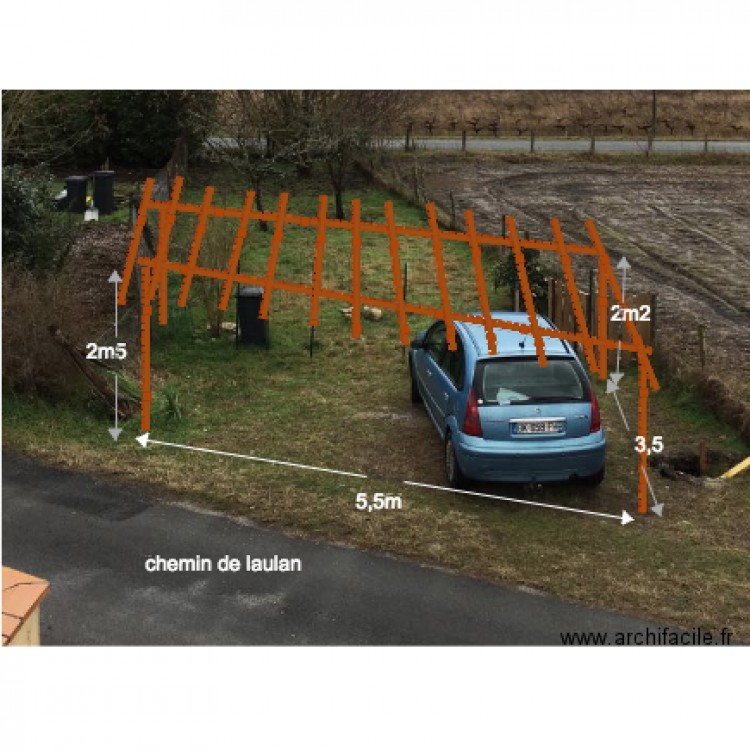 JARDIN. Plan de 0 pièce et 0 m2