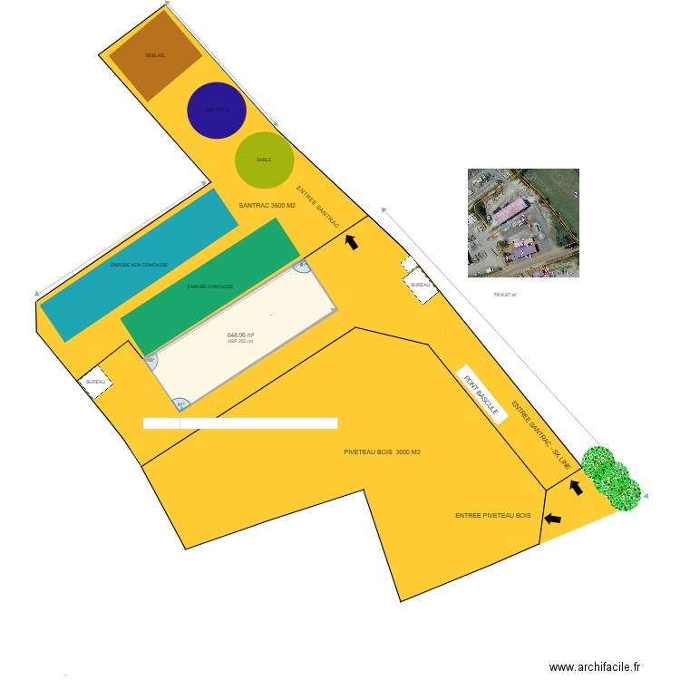 PLAN DES STOCKAGES TERRAIN BEAUCOUZE . Plan de 0 pièce et 0 m2