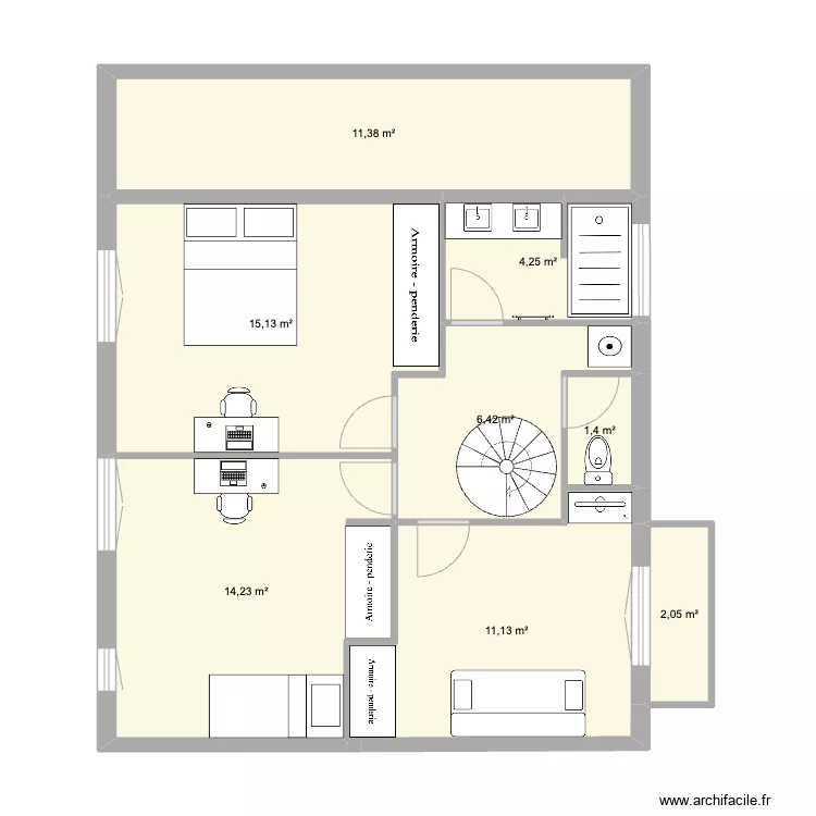 maison lafayette 1er EtageV2. Plan de maison lafayette 1er EtageV2. Plan de
