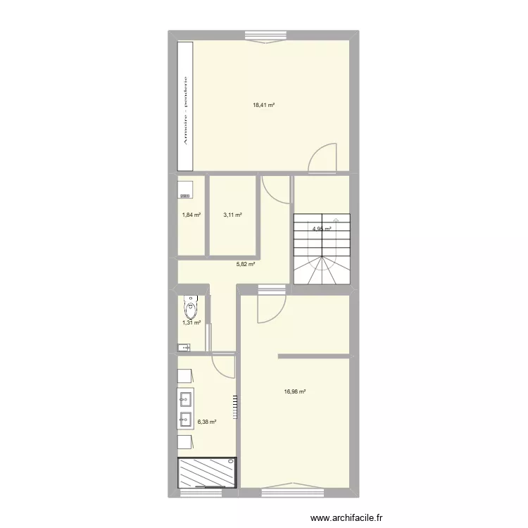 Amiens. Plan de 8 Pièces et 59 m² Amiens. Plan de 8 Pièces et 59 m²