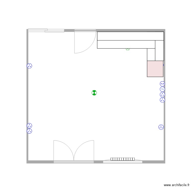 séjour-cuisine (2). Plan de 0 pièce et 0 m2