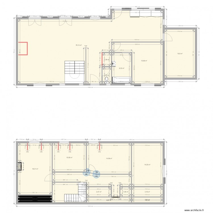 Brefordes rdc 2. Plan de 0 pièce et 0 m2