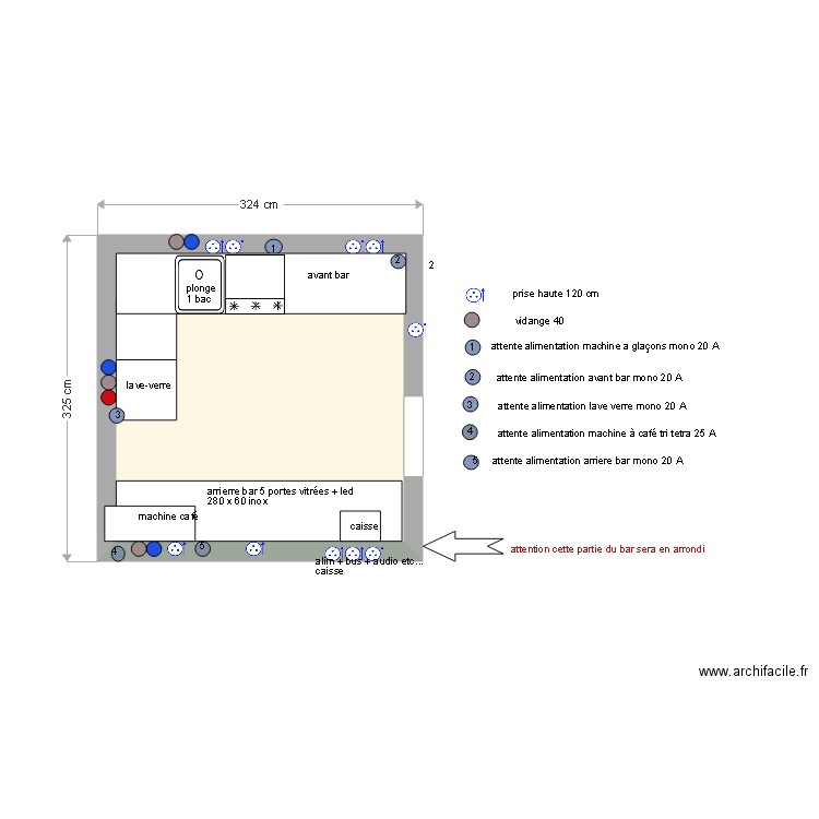 reservation BAR le jardin 6 aout. Plan de 0 pièce et 0 m2