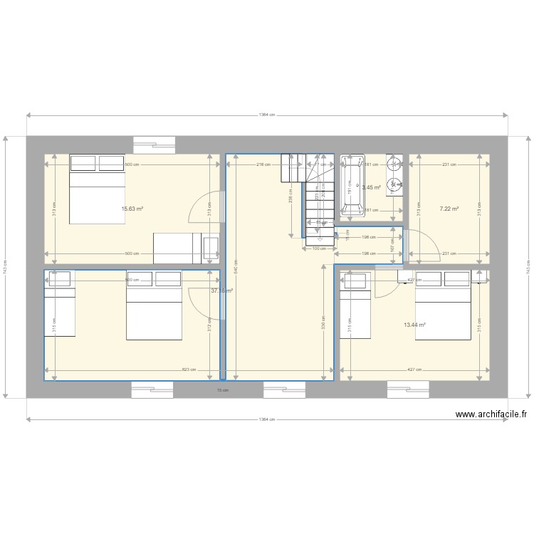 plan2019etage. Plan de 0 pièce et 0 m2