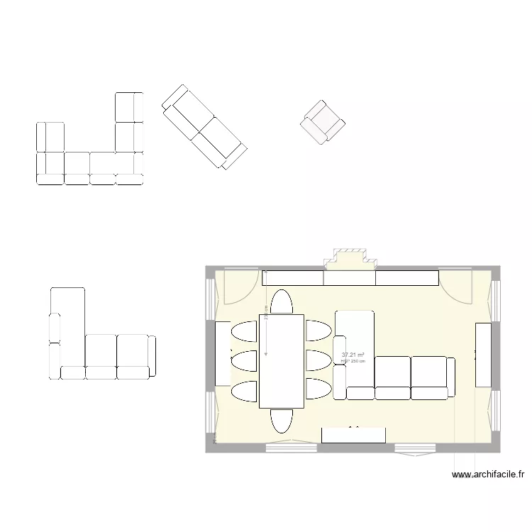 Salon. Plan de Salon. Plan de