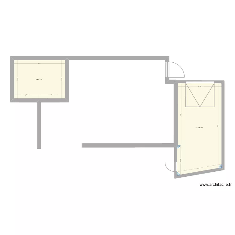 Bsksk. Plan de 2 et 42 m² Bsksk. Plan de 2 et 42 m²