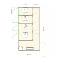 bungalow sanitaire projet La Froni&egrave;re Les HERBIERS Thibaud Cane'ton