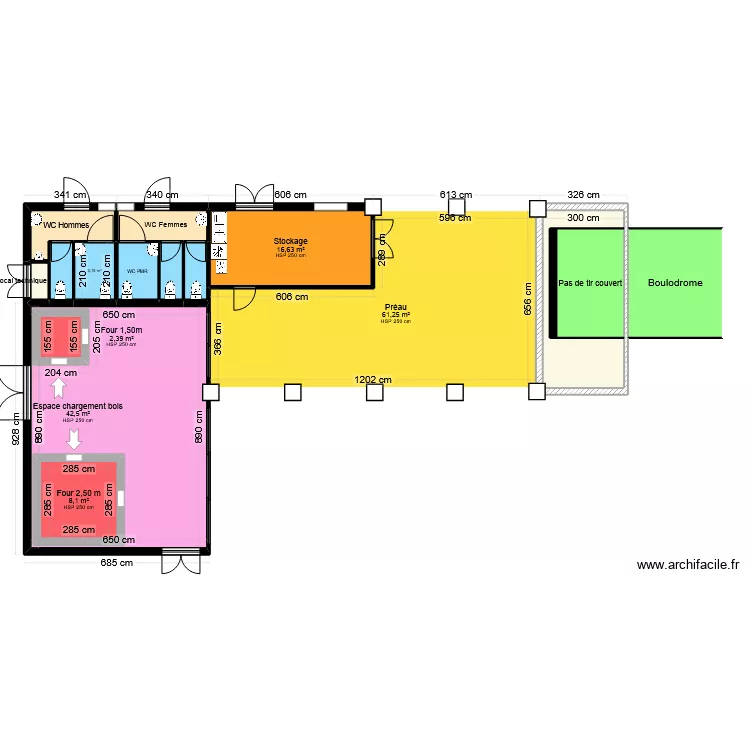 Préau municipal 1.6. Plan de Préau municipal 1.6. Plan de