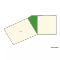 chambres en bas biscornu