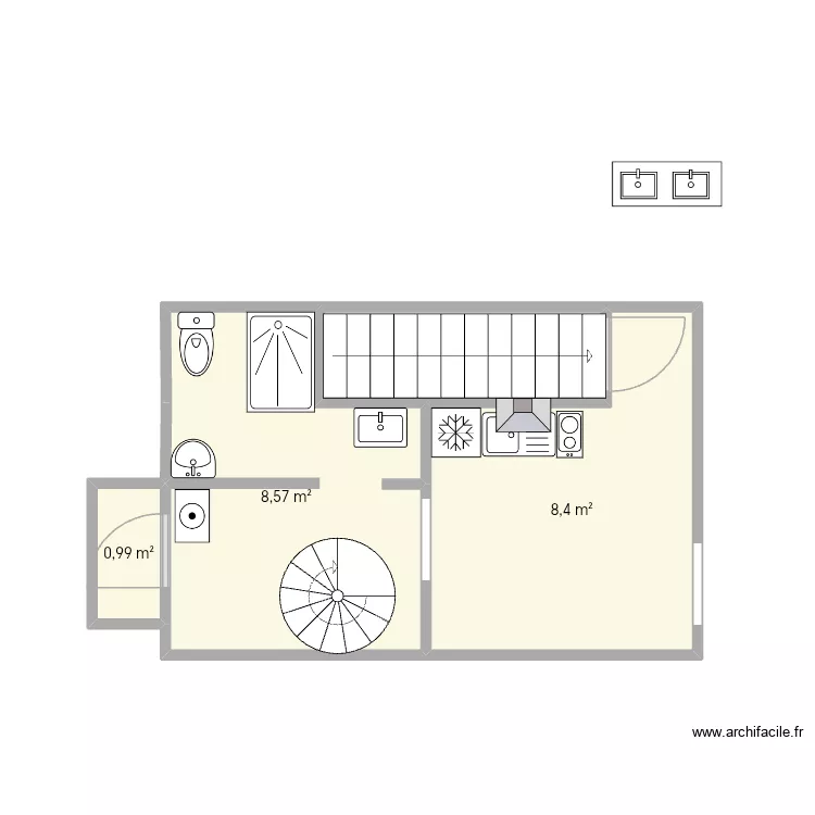 salle de bain 4. Plan de salle de bain 4. Plan de