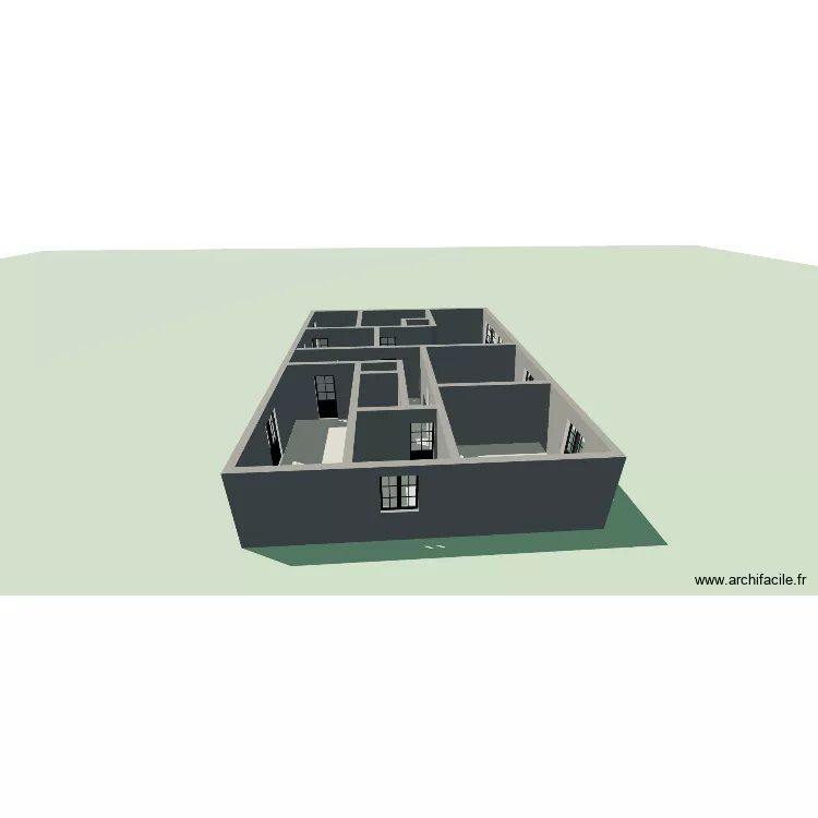 Elec Sylvie. Plan de 11  et 125 m²